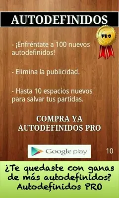 Autodefinidos android App screenshot 0